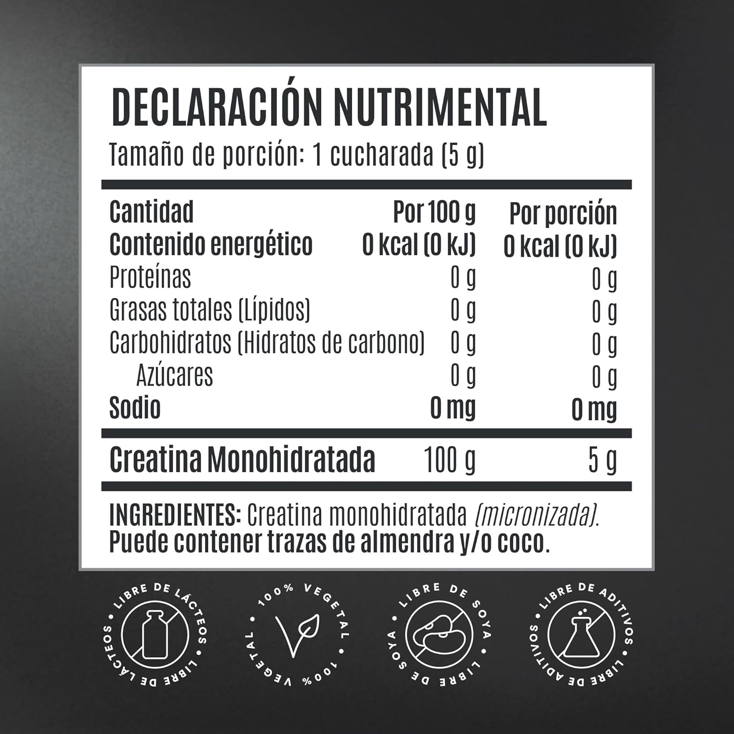 Micronized Creatine Monohydrate Powder, Unflavored, High-Purity, Organic, Muscle Recovery, Caffeine Free Pre Workout, Post Workout, Gluten Free, Sugar Free