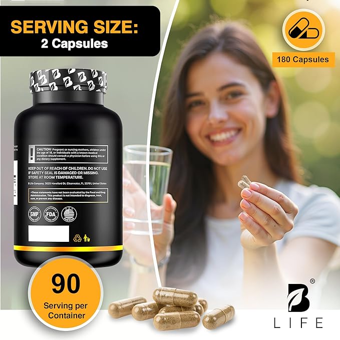 Organic Ashwagandha KSM-66 1000 mg Supplement | Adaptogen for Cortisol Support & Stress Relief | Mood, Calm & Sleep Aid for Men & Women | Ashwagandha ritual vitamins for women | 180 Vegan Caps