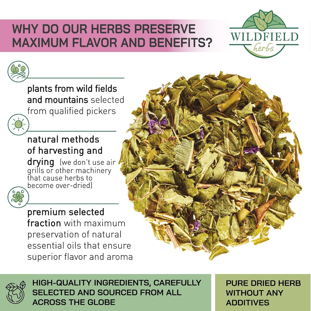 4 oz Siberian Fireweed Tea Herbal Ivan Tea Blooming Sally (Chamerion Angustifolium) Ivan Chai Bulk Loose Leaf Herb Epilobium Angustifolium - 113g (4 oz)