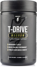 InnoSupps T-Drive Magnum | Testosterone Booster for Men, Amplify Muscle Growth - Tongkat Ali, Zinc, Fenugreek - Fat Burner & Testosterone Supplement for Men (90 Capsules)