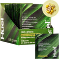 Huel Daily Greens Single Serve Lemon and Ginger | Superfood Greens Powder | 91 Vitamins, Minerals, and Wholefood-Sourced Ingredients | Adaptogens, Antioxidants, Gut-Friendly Probiotics | 12 Pack