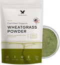 Organic Wheatgrass Powder - 100% Whole-Leaf Powder for Energy, Detox & Immunity Support - Rich in Immune Vitamins, Fibers, and Minerals - Vegan-Friendly, Raw & Gluten-Free (12 Ounce)