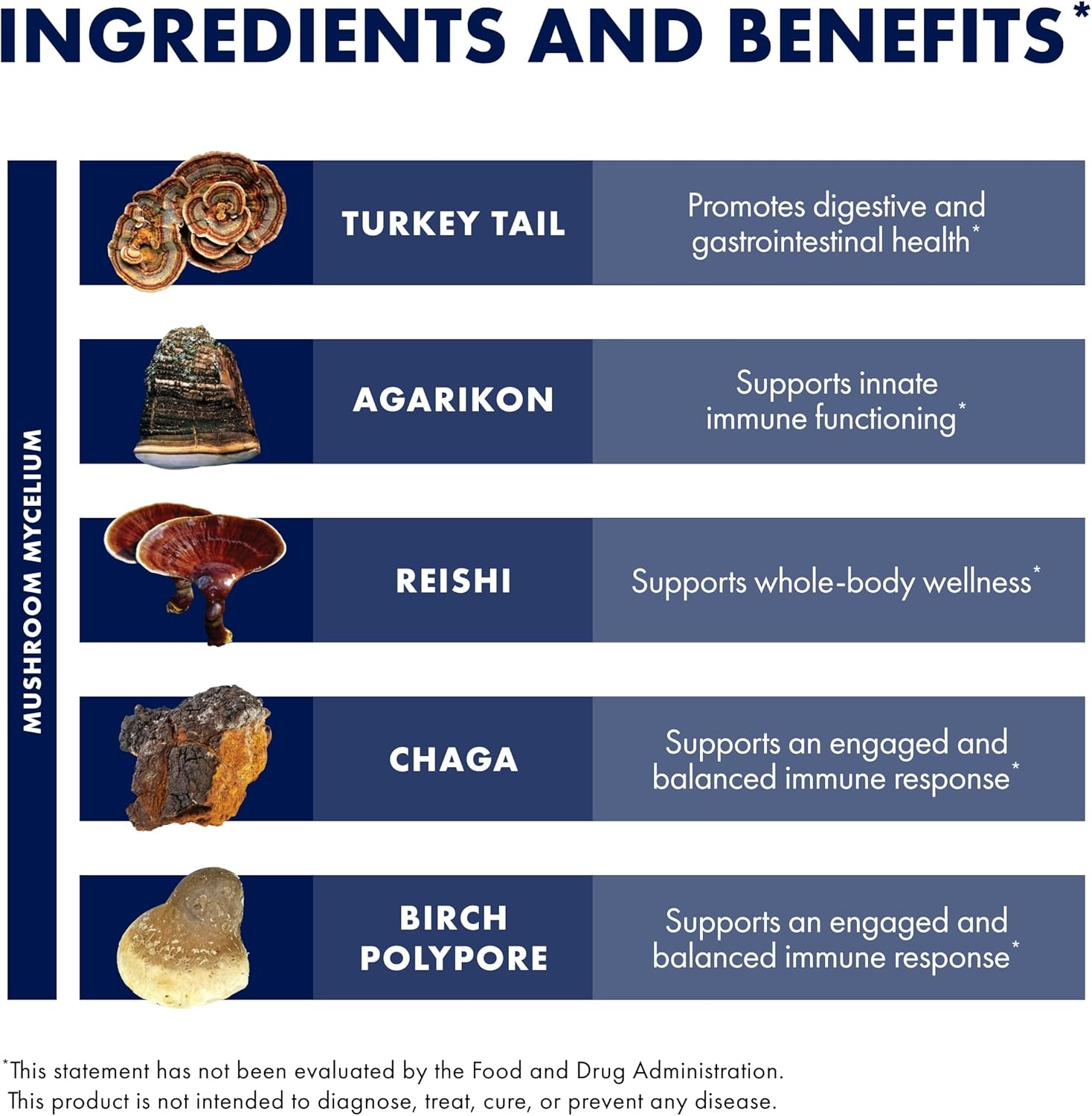 Host Defense MycoShield Throat Spray - Immune Health Support - Dietary Mushroom Supplement with Chaga, Reishi, Turkey Tail & More - On-The-Go Immune Support - Citrus Flavor, 1 fl oz (71 Servings)*