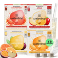 Waterdrop Hydration Cubes With Vitamin C, B Vitamins and Electrolytes, 4 Flavor Electrolyte Variety Pack, Flavored Water Enhancer Cubes for Still & Sparkling Water, Low Calorie, Sugar Free, 48 Count