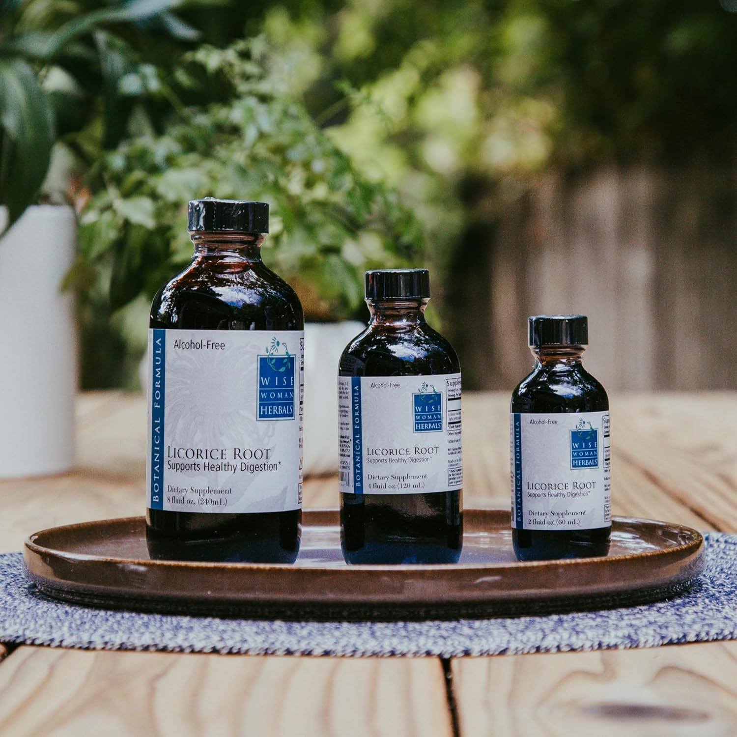 Wise Woman Herbals Licorice Root Solid Extract 4:1, Alcohol-Free, Herbal Digestive & Stomach Comfort, Adrenal Balance, Immune & Respiratory Support, Supports a Healthy Inflammatory Response, 2 Fl Oz
