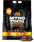 Muscletech Whey Protein Powder (Double Rich Chocolate, 8LB) - Nitro-Tech Whey Protein Isolate Smoothie Mix for Lean Muscle & Recovery - 24g of Whey Gold Protein for Women & Men - Packaging May Vary