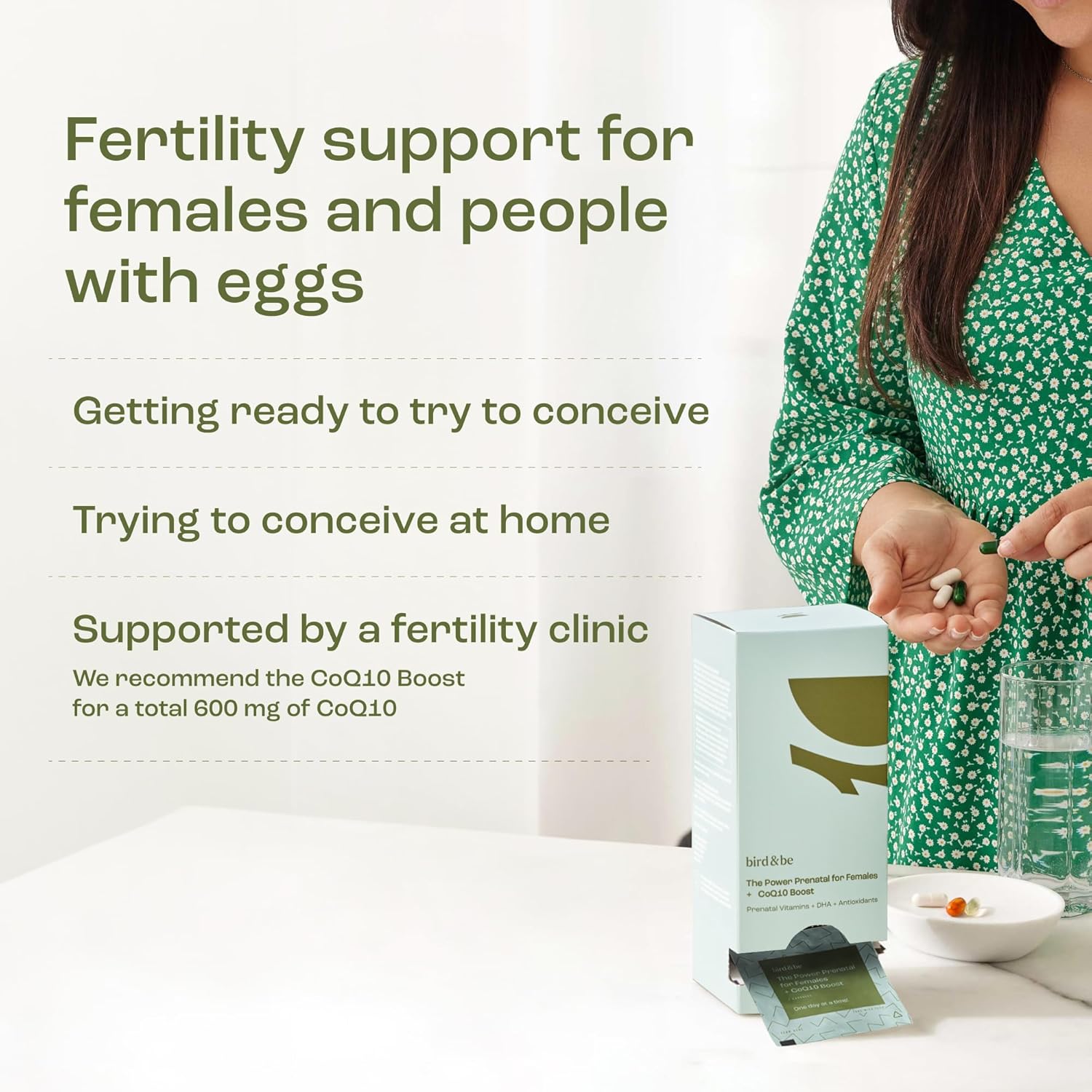 bird&be The Power Prenatal for Females with Coq10 Boost