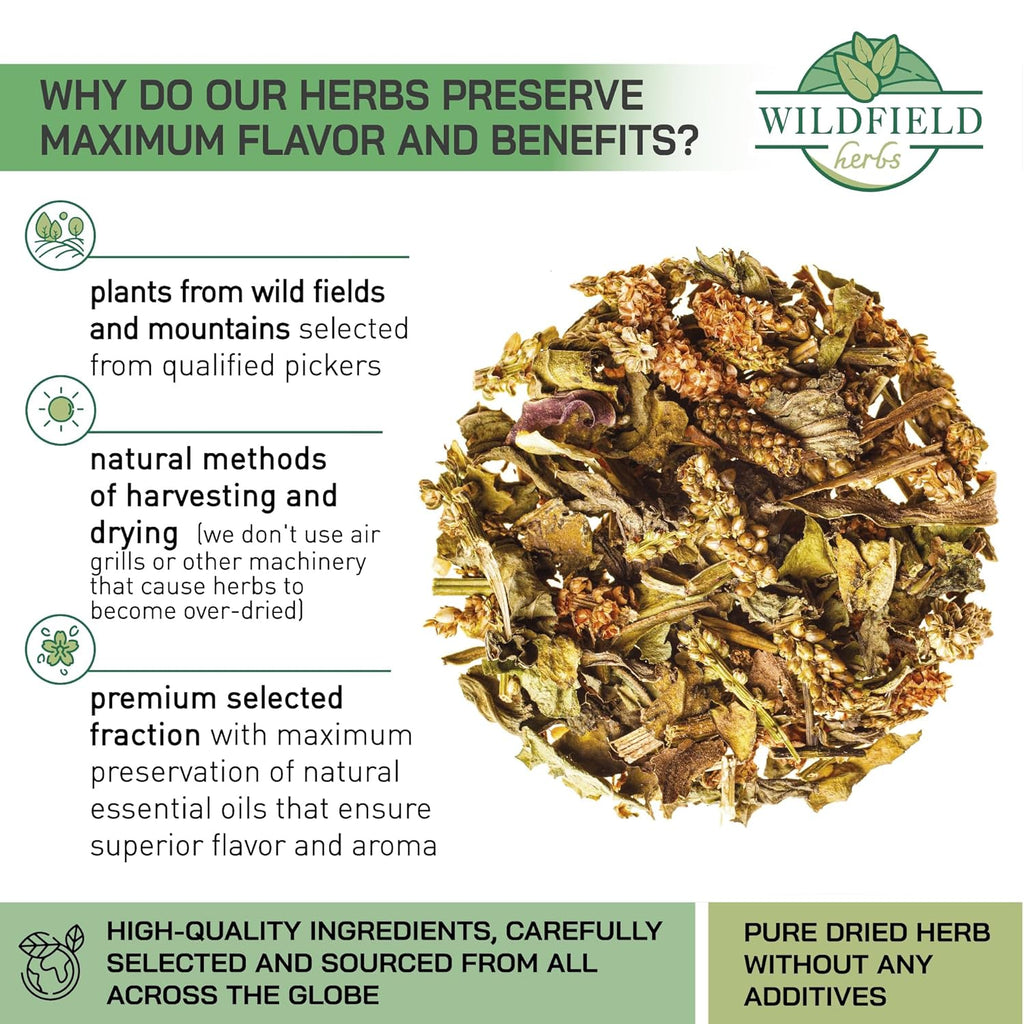 4 oz. Plantain Leaf Herb Tea Dried Plaintains (Plantago Major) - 113 g Greater Broadleaf Plantain Leaf Tea Llanten