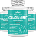 NuBest Collagen Collagen Peptides - Collagen Pills for Adults for Hair Growth, Strong Nails, Skin Health - Premium Collagen for Hair, Vitamin for Nails - 1500 mg Collagen Per Serving - 3 Pack