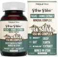Flora Fulvic | Fulvic Acid + Humic Acid Complex – 550 mg |Mined in Utah, Prehistoric Deep Earth Extract | Immunity, Gut, Digestion – Natural Trace Mineral Complex, Fulvic Acid Supplement – 60 Capsules