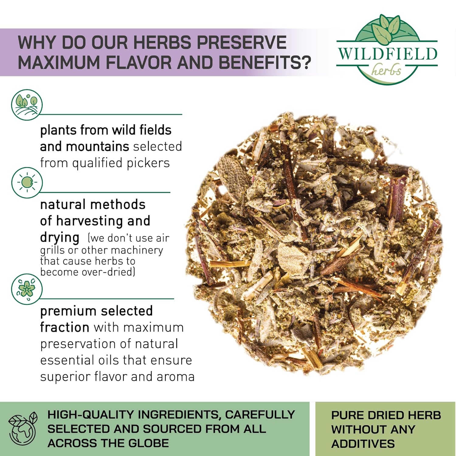 4 oz. Dried Sage Herb Herbs Tea (Salvia Officinalis) - 113g (4 oz) Herbal Tea Salvia Sage