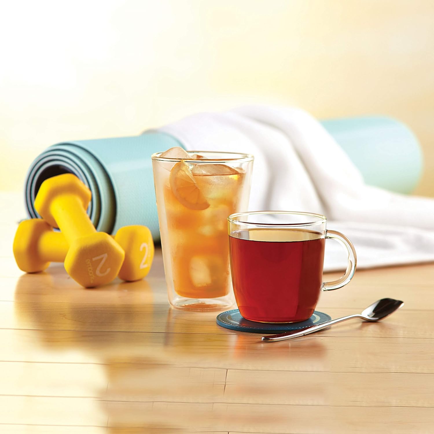 The Republic of Tea Be Well Teas, Get Clean AM Herbal Tea, Refill Pack of 36 Tea Bags