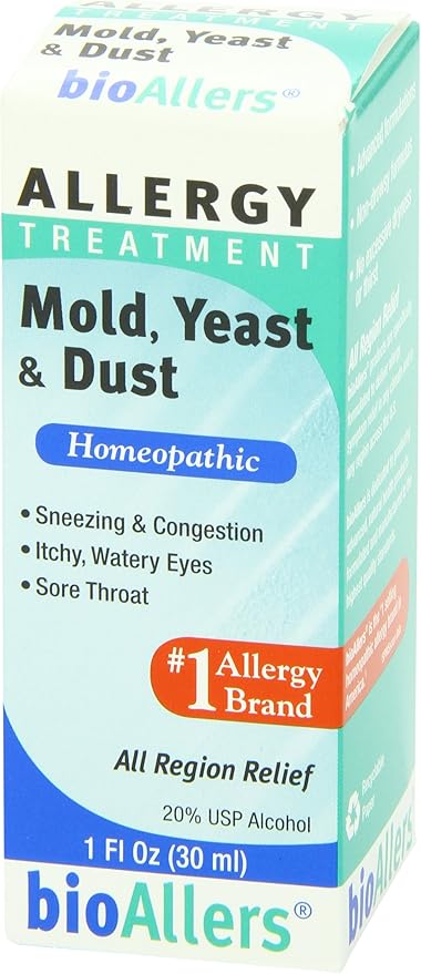 NaturalCare by bioAllers Allergy Treatment Homeopathic Formula May Help Relieve Sneezing, Congestion, Itching, Rashes & Watery Eyes 1 Fl Oz (371400702017)
