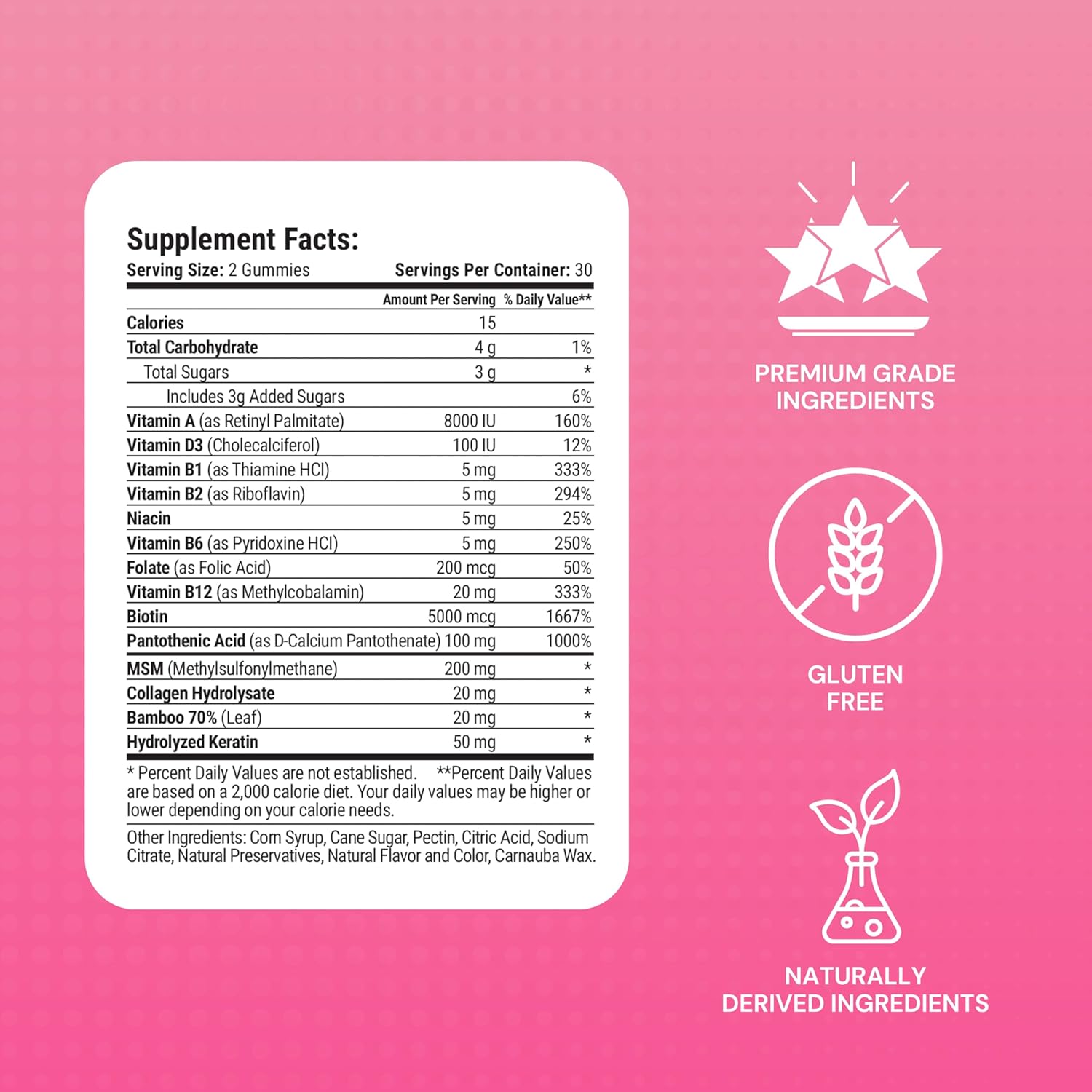 Le-Vel Thrive Collagen Gummies | 30 Servings | Hair, Skin & Nails Support with Biotin & Collagen