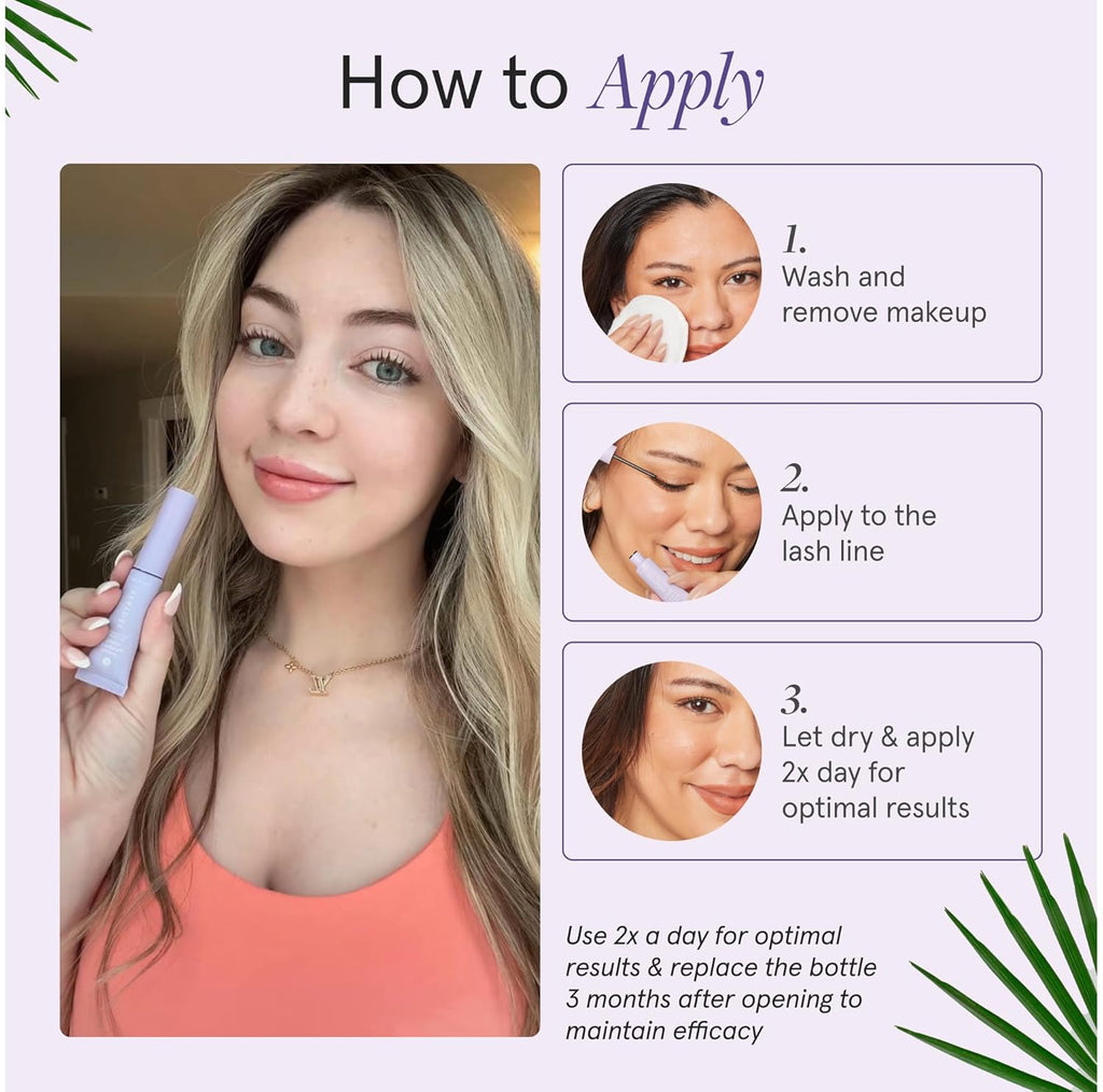 iRESTORE Eyelash Growth Serum | Vegan Prostaglandin Free & Non Irritating | For Thicker, Fuller, Longer and Gorgeous Eye Lashes | Lash Enhancing Serum | 3 Month Supply 5ml