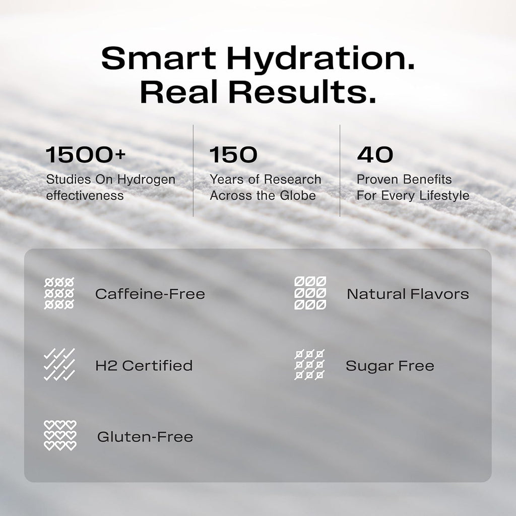 Echo Hydrogen Prebiotic Drink Mix - Digestive Health Supplement Packets - On-The-Go Portable Hydration Mix for Instant Hydrogen Water - Wellness & Energy Support Drink - Crisp Apple - 30 Count