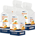 TRUEplus Glucose Gel Pouch, Orange Flavor, 15g Fast-Acting Carbohydrates, Fat Free, Gluten Free, Quick Support for Low Blood Sugar and Energy, 24 Pack