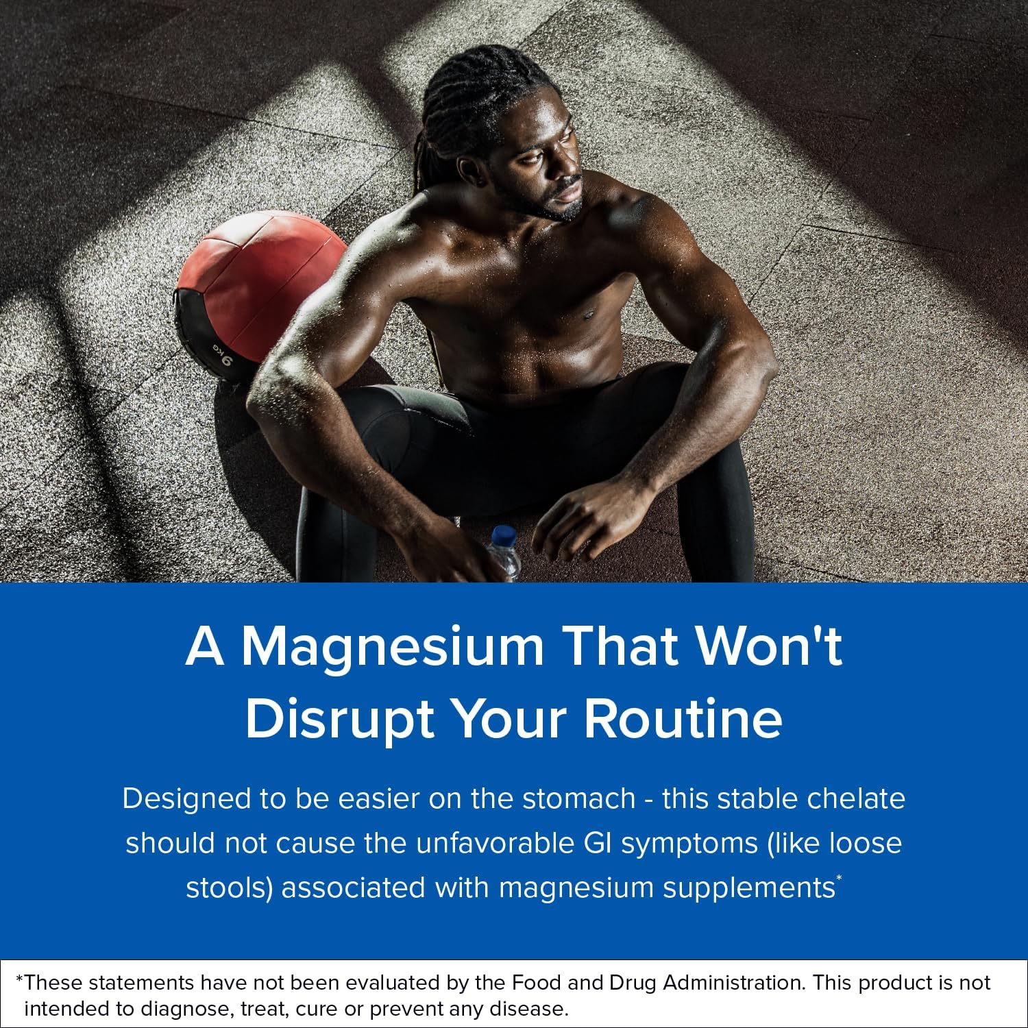Magnesium Bisglycinate - Magnesium Supplement to Support ATP Energy, Muscle Recovery, Bone Health & Heart Health - NSF Certified for Sport (120 Capsules)