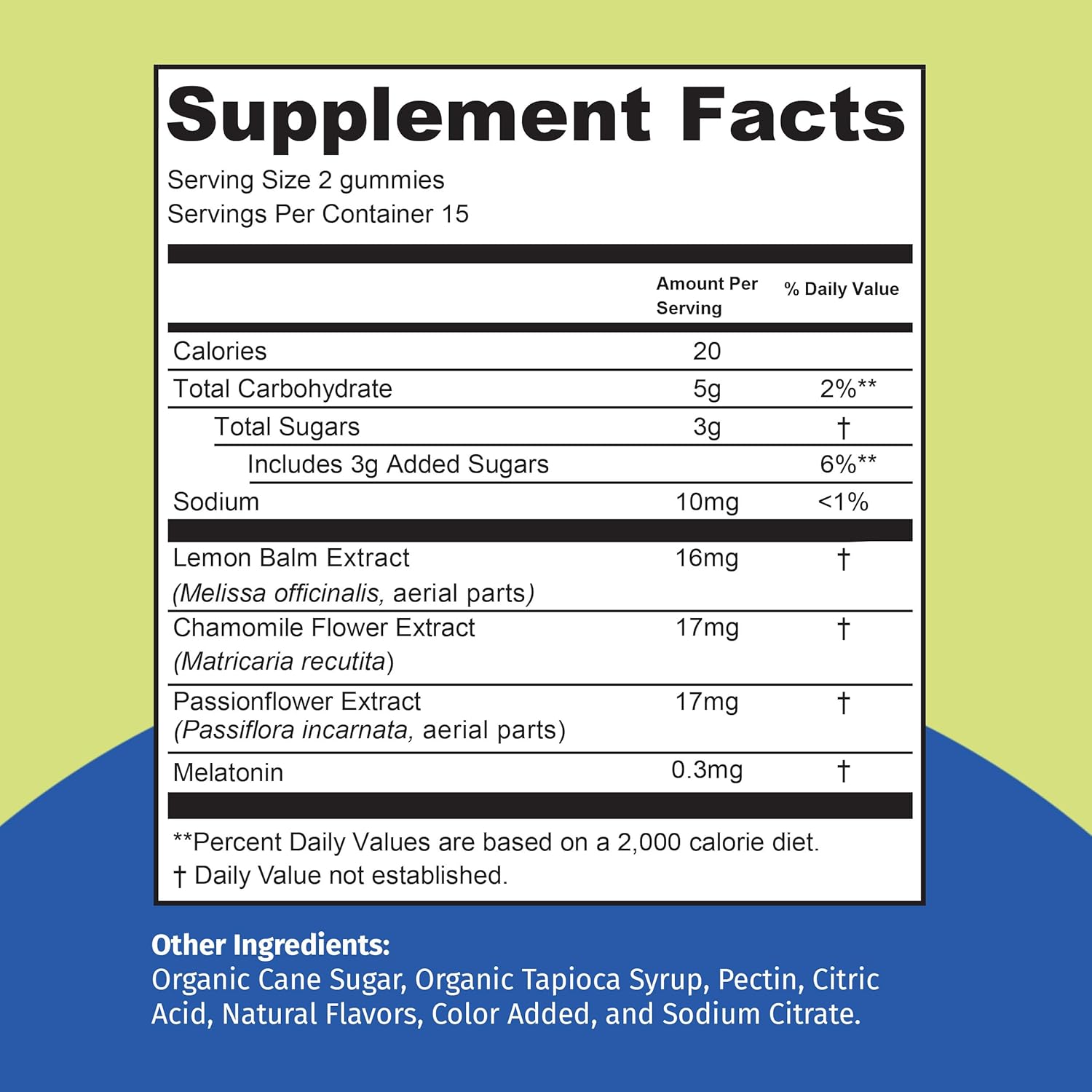TEJA Sleep Support Gummies for Teens and Adults, 0.3mg Melatonin Chewable Gummy, Melatonin Chewable, 30 Gummies