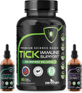 Zenmen Post Tick Bite Support Lite Bundle - Post Contact Protocol - 1 Tick Immune Support + 1 Garlic Tincture + 1 Green Black Walnut Tincture