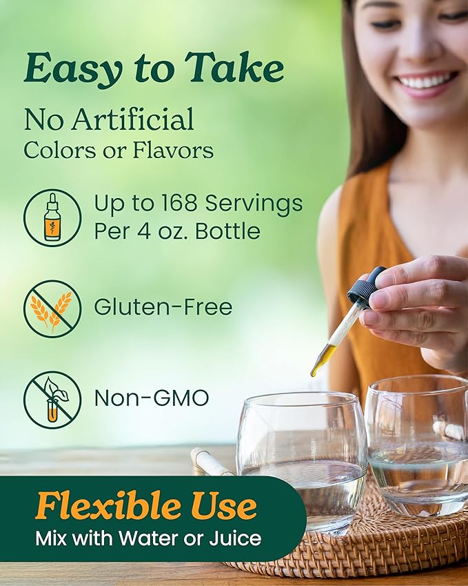 Herb Pharm Certified Organic Alcohol-Free Oat Seed Glycerite for Nervous System Support - 4 Ounce