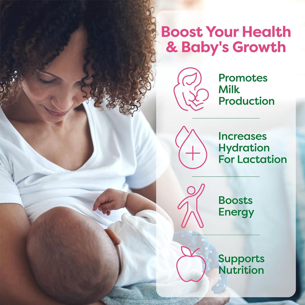 Greater Than Lactation Supplement Support, Coconut Water, Vitamins & Electrolyte Drink for Breastfeeding, Breast Milk & Immune Support, Variety Pack & Strawberry Lemonade (20 Pack)