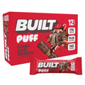 Built Bar, Puff Protein Bars, Candy Cane Brownie, 17g Protein Snacks, On-The-Go Bars, Only 140 Calories, 7g Sugar, Collagen, Gluten Free, 12 Count