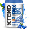 XTEND Sport BCAA Powder Blue Raspberry Ice - Electrolyte Powder for Recovery & Hydration with Amino Acids - 30 Servings
