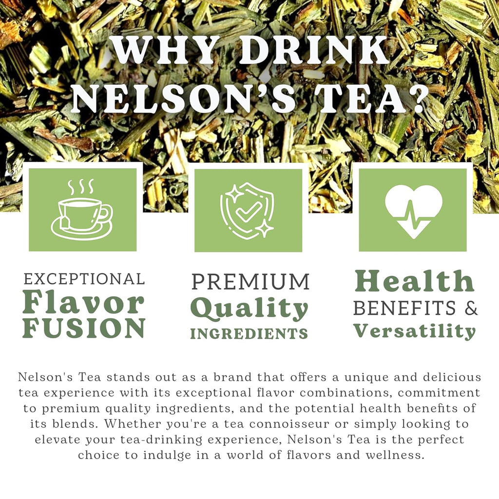Nelson's Tea - California Poppy Cut & Sifted, Caffeine-Free Loose Leaf Tea Blend, Light Floral, Golden Poppy Flavor for Gentle Peace & Comfort, Mild Herbal Infusion Pairs Well with Mild Herbs - 2oz