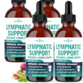 Organic Lymphatic Drainage Drops - All in 1 Organic Lymphatic Drainage Supplement with Burdock Root, Echinacea, Elderberry, Calendula, Cleavers Herb, Dandelion Supports Lymphatic Health - 8 OZ