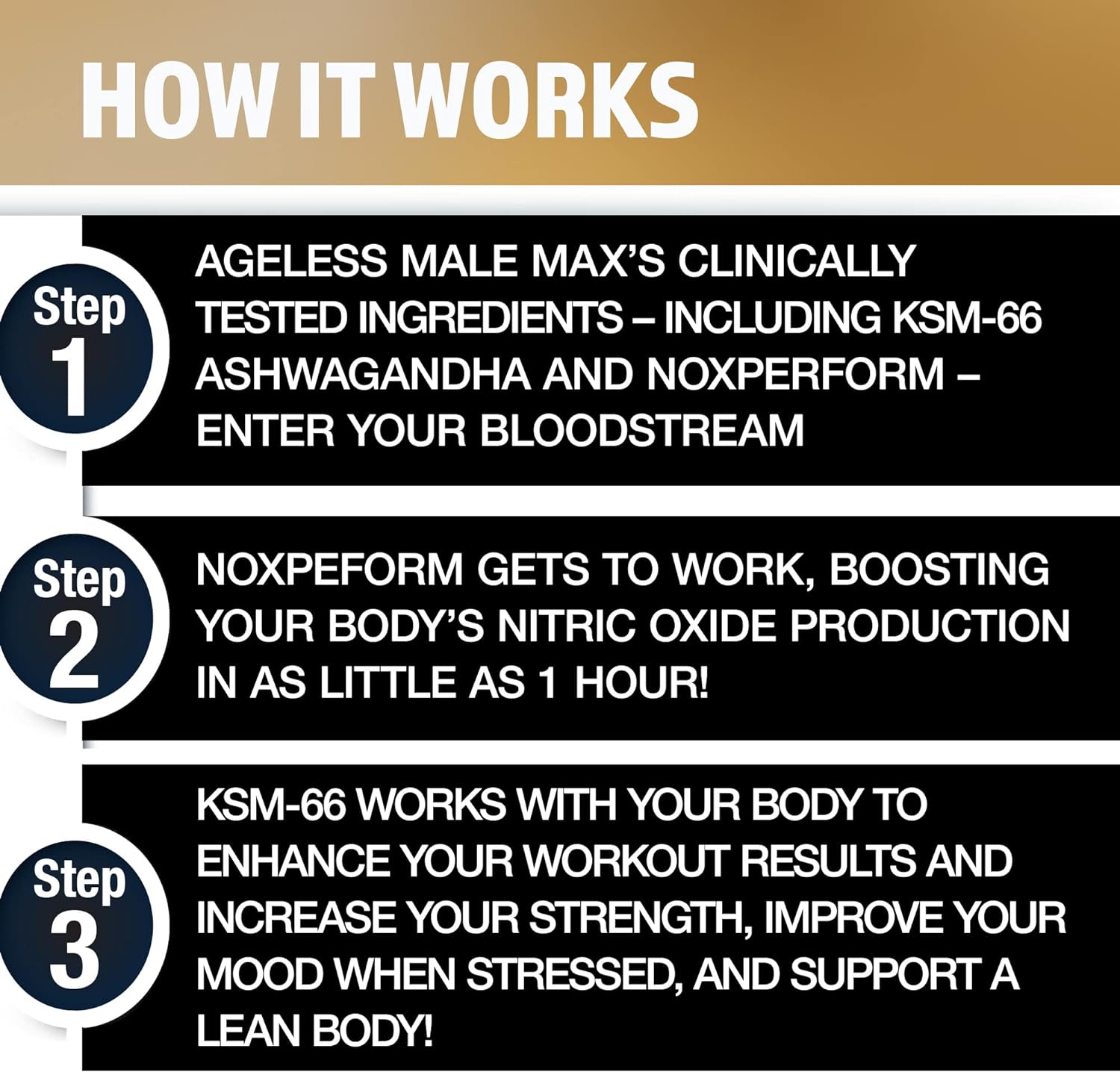 Max Chewable Nitric Oxide Booster Supplement for Men – High Potency Ashwagandha Extract to Boost Workouts, Muscle & Performance, Reduce Stress, Support Sleep - 100 Count