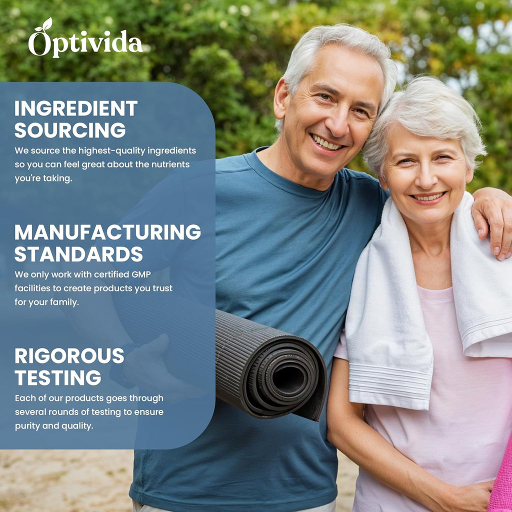 OPTIVIDA Sugr-2-Fibr – Premium Blood Sugar Support Supplement (60 Veggie Capsules) – Natural Blood Sugar Support & Healthy Glucose Metabolism – Blood Sugar Supplement for Adults