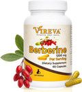 Berberine 1200 – High-Potency, Plant-Based Formula for Metabolic Optimization, Cellular Vitality & Whole-Body Wellness – 60 Vegan Capsules, Clean, Non-GMO, Premium Grade