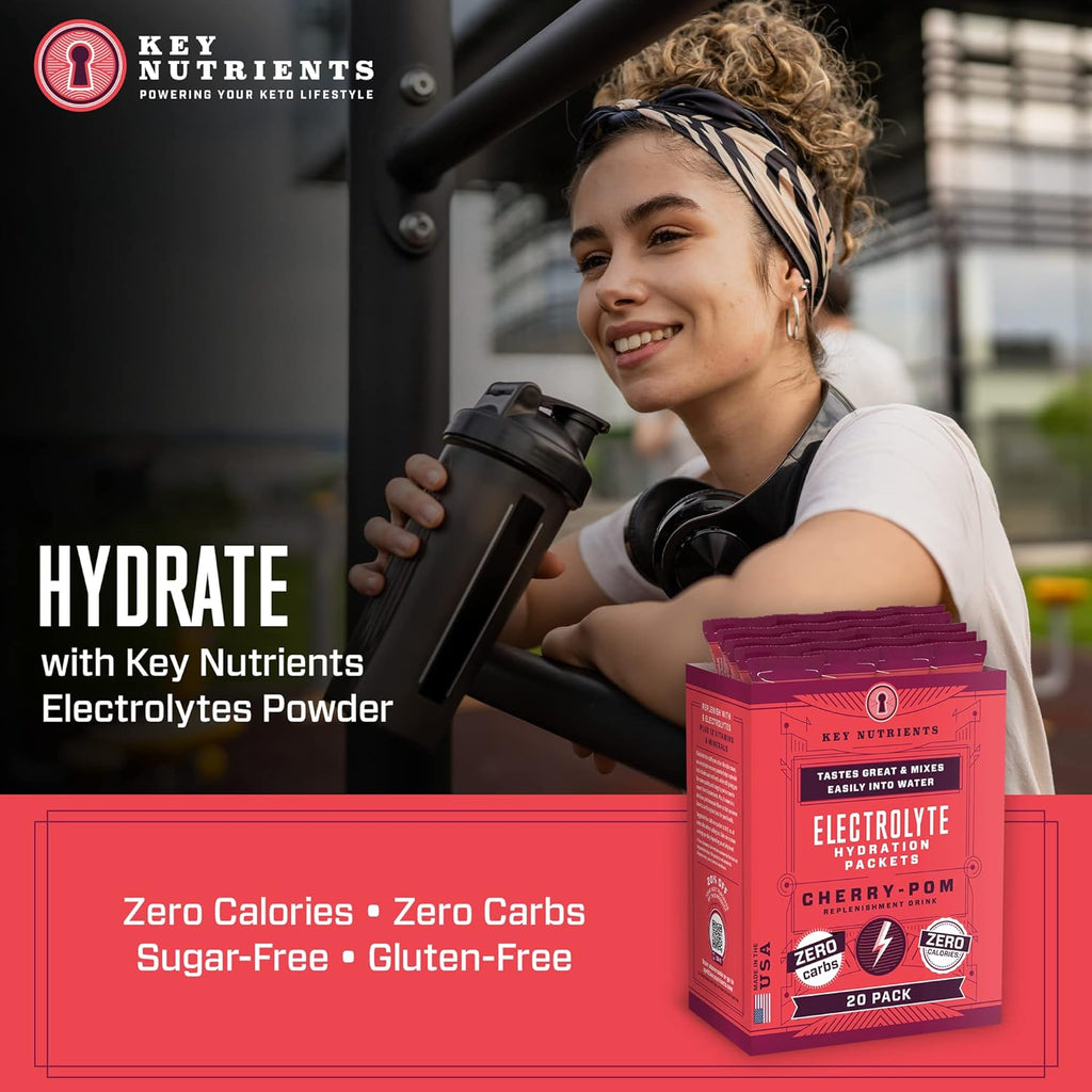 KEY NUTRIENTS Electrolytes Cherry Pom 20's
