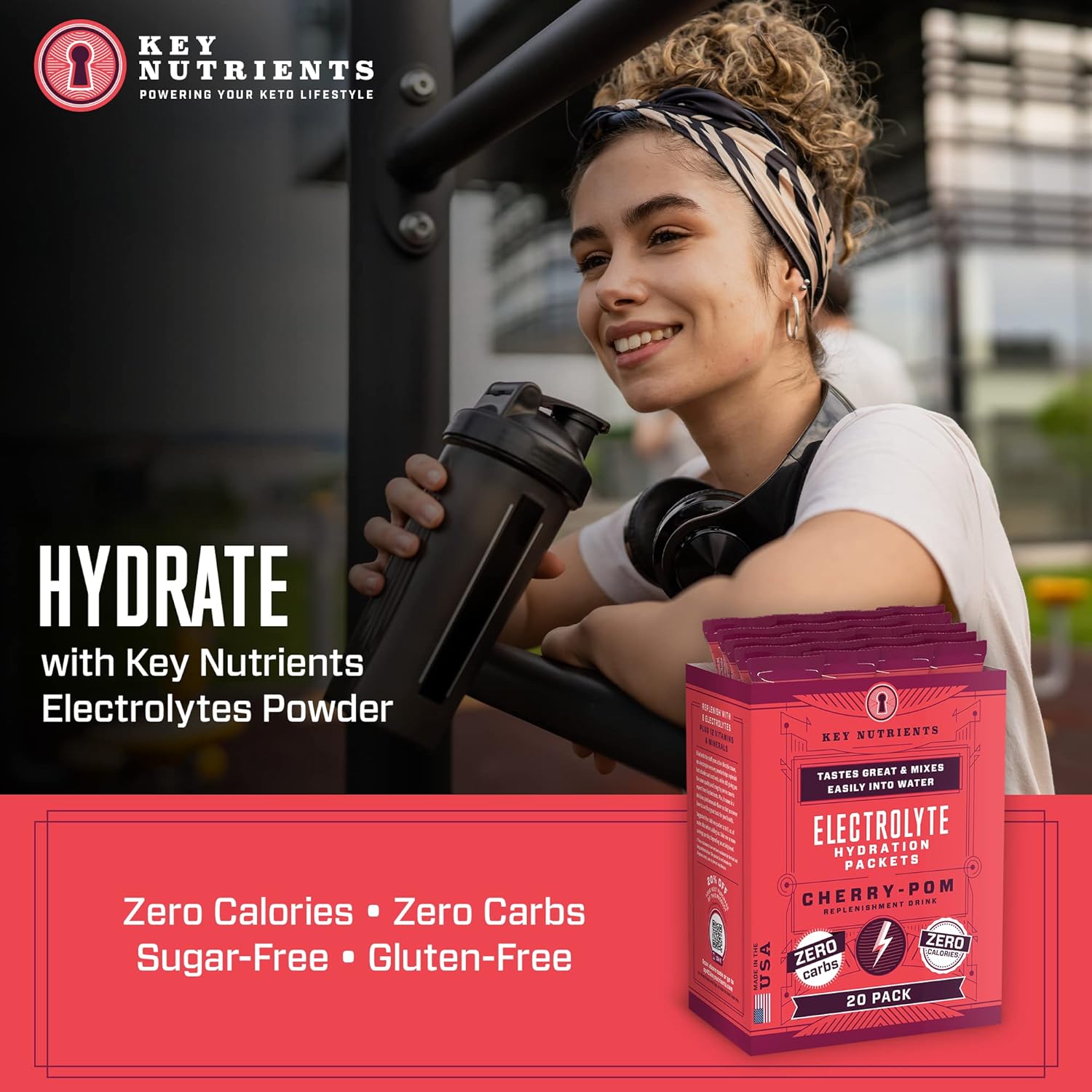 KEY NUTRIENTS Electrolytes Cherry Pom 20's