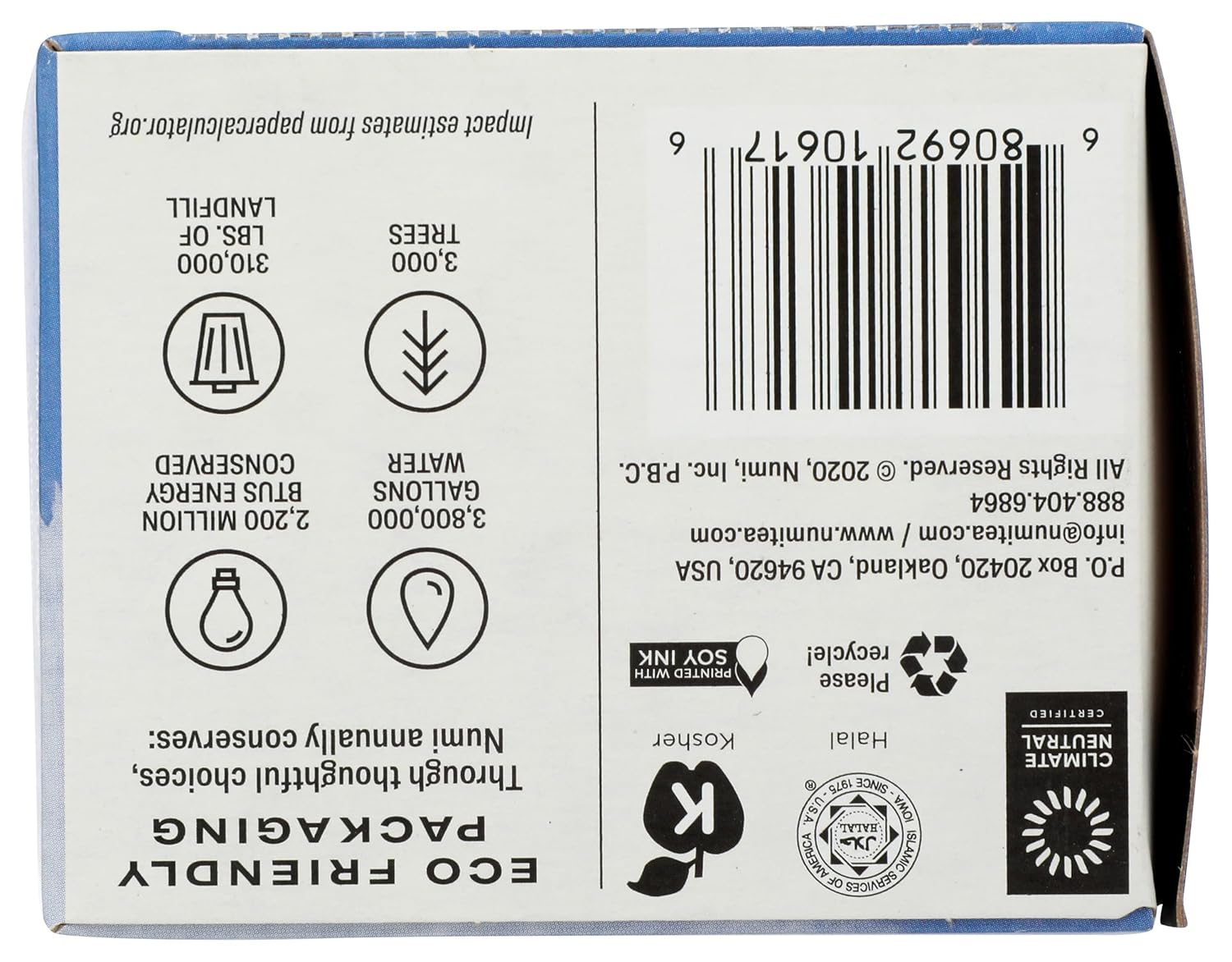 NUMI Organic Congest Away Tea, 16 CT