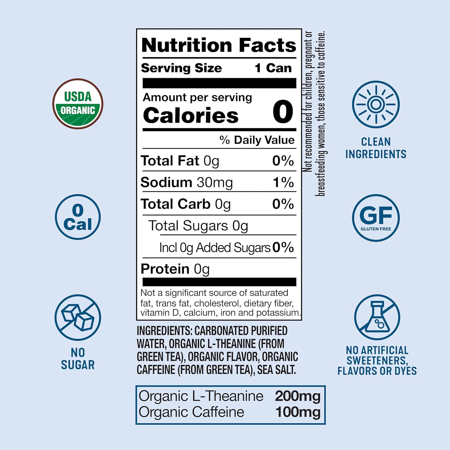 ARDOR ENERGY Sparkling Water with 100mg Natural Caffeine & 200mg L-Theanine from Organic Green Tea for Smooth Energy & Focus | Healthy Energy Drink | No Sugar, Zero Calories, Vegan, Gluten-Free | Tropical Variety (Pack of 12, 12oz cans)