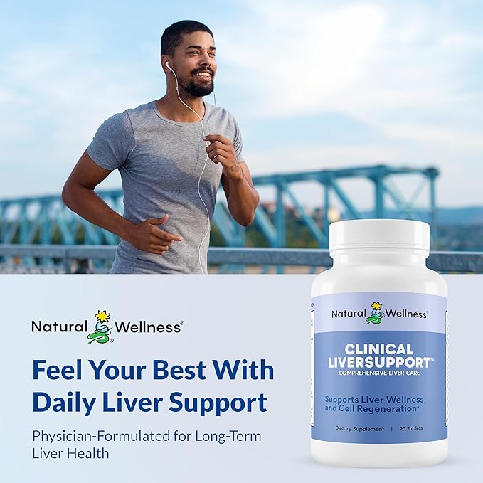 Natural Wellness Clinical Liver Support – Physician-Formulated Milk Thistle & Curcumin Blend for Detox, Repair & Healthy Liver Function – 12 Powerful Ingredients, Maximum Absorption