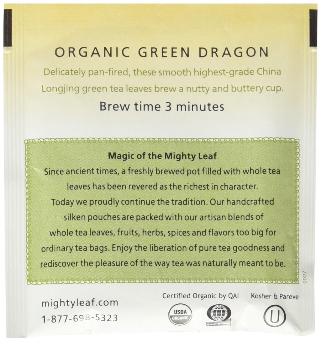 Organic Green Dragon 100ct Tea Bags
