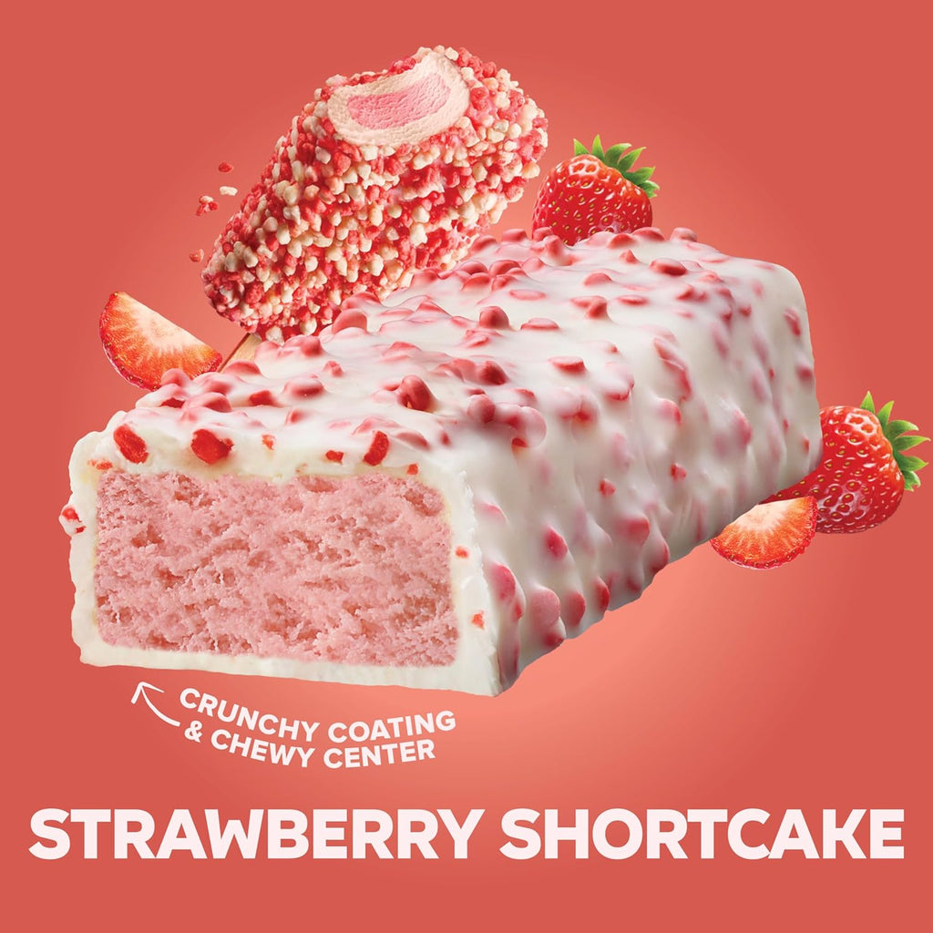 Pure Protein AMMMAZE Strawberry Shortcake Protein Bars (12 ct) 20g High Protein, No Added Sugar - Strawberry Meal Replacement Bar - On the Go Snacks