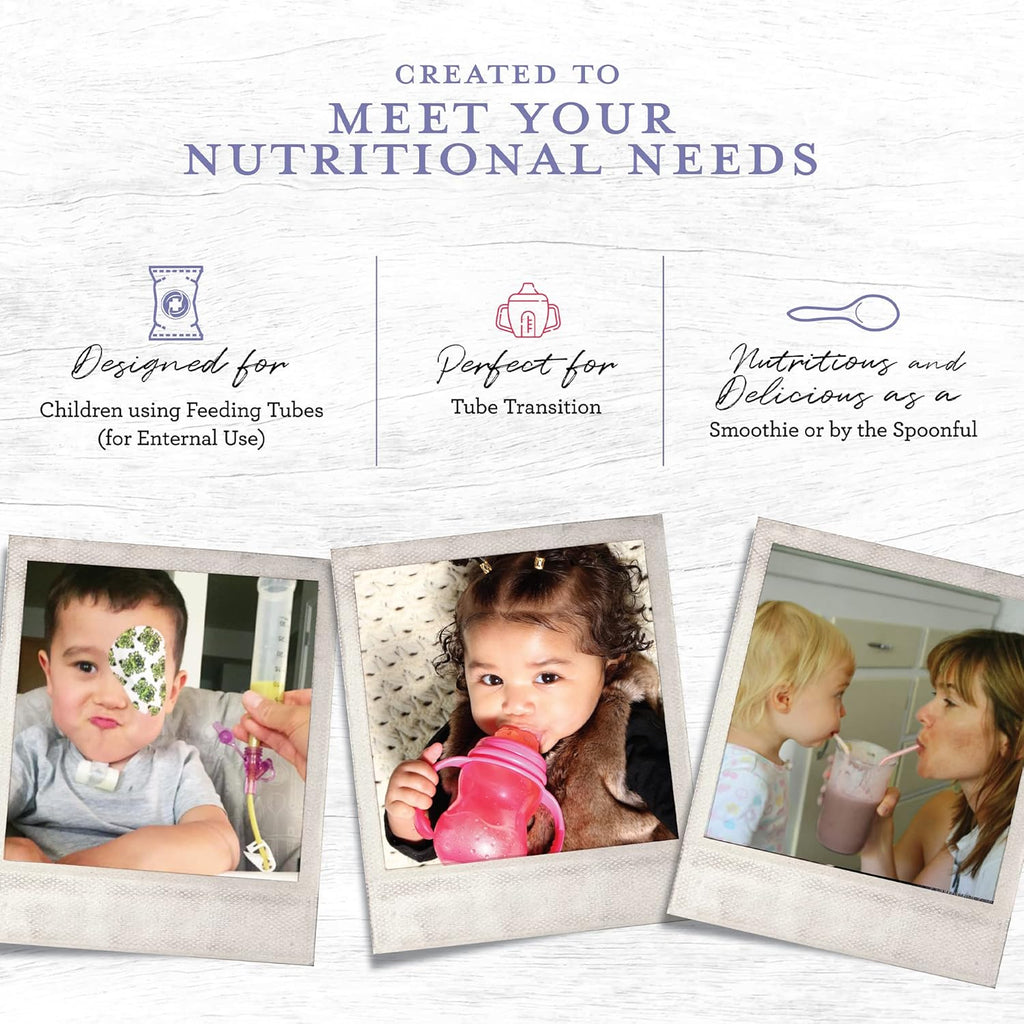 Functional Formularies Nourish Berry Medley Peptide Formula, Organic Tube Feeding Formula and Nutritional Meal Replacement Supplement, 12 Oz Pouch, Pack of 24