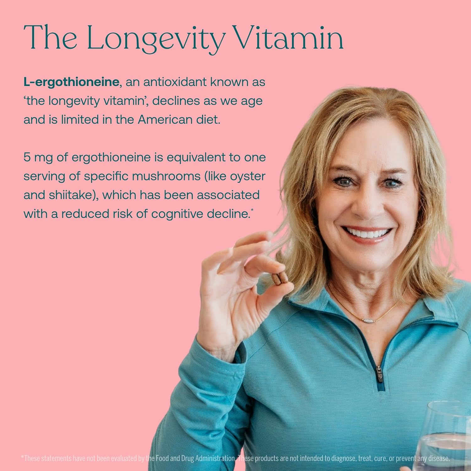 True Grace Daily Women’s Multivitamin 50+ - 60 Easy-to-Swallow Tablets - Immune, Energy, Longevity & Memory Support - Vegan - Gluten, Soy & Iron Free - 30 Servings