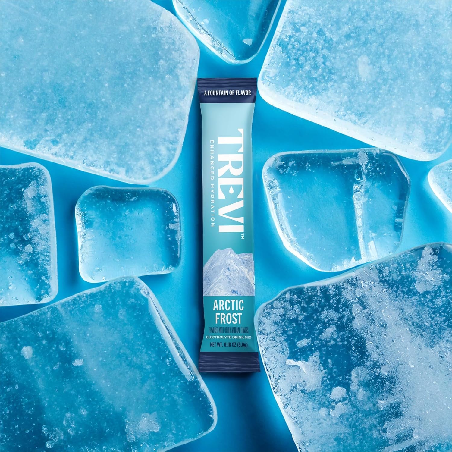 TREVI™ Sugar Free Electrolytes - Drink Mix Hydration Powder Packets - 8 Count - Arctic Frost