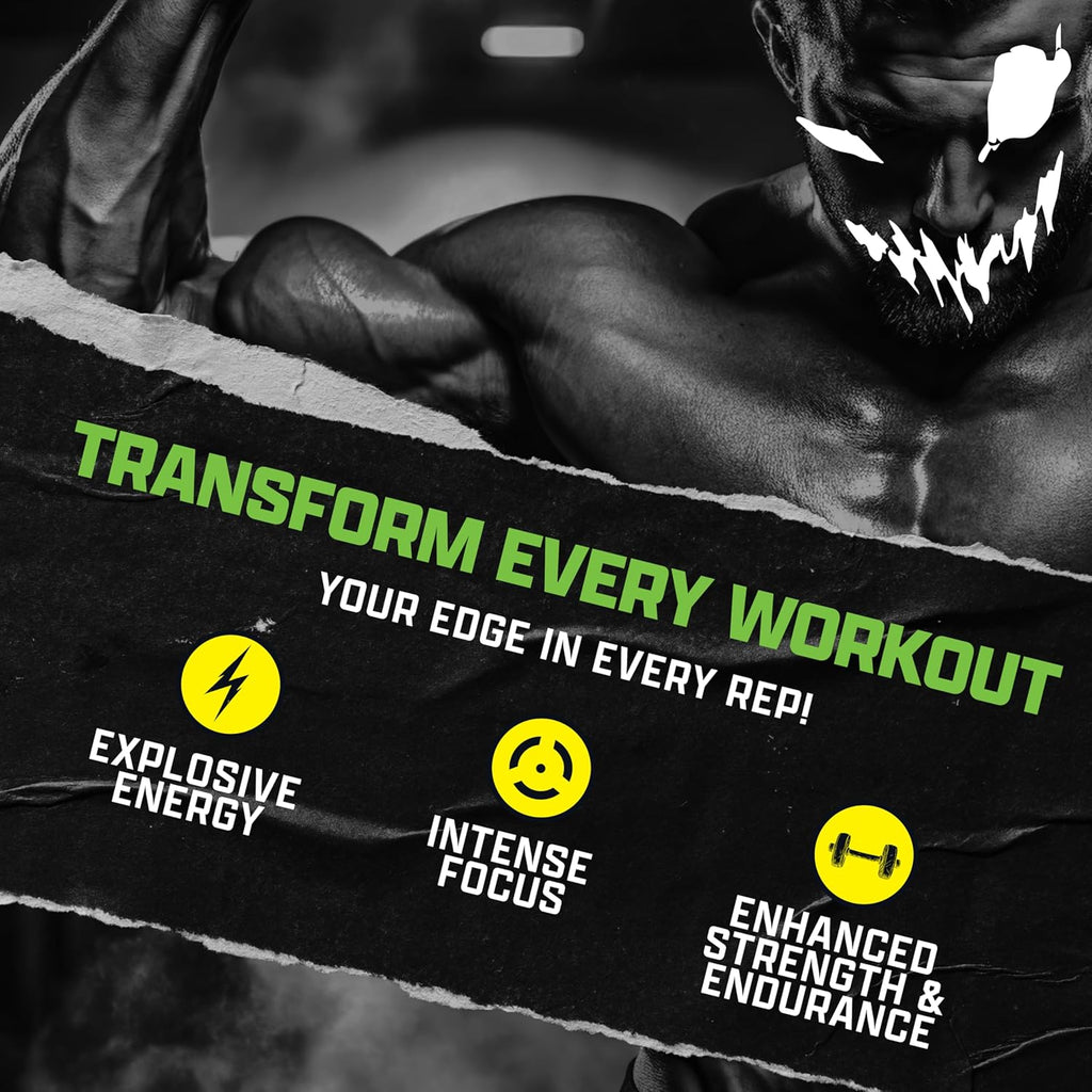 Outrage Ultra HIGH STIM Pre-Workout Powder for Men | 400mg Caffeine, L-Citrulline, Beta-Alanine, Creatine | Extreme Energy, Focus, Strength & Endurance (30 Servings, Lemon Lime)