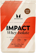 Myprotein Impact Whey Protein Isolate, 2.2 Lbs (30 Servings) Chocolate Brownie, 25g Protein & 6g BCAA Per Serving, Gluten-Free Shake for Muscle Strength & Recovery