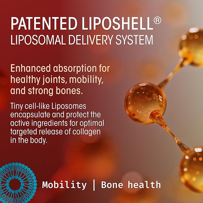 Super Joint Lipo-Sachets Liposomal Collagen Joint Supplement - Liquid Collagen Peptides to Support Joint Health, Mobility & Comfort