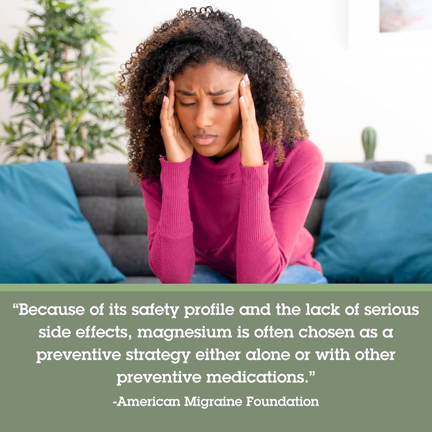Quantum Health MigShield Magnesium Supplement with Riboflavin & CoQ10 Helps Promote Proper Function of Brain Heart & Muscles Daily Nutritional Essentials for Women & Men - 60 Tablets