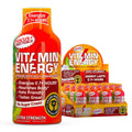Vitamin Energy Focus+ Extra Strength Energy Shot Fruit Punch 12 Pack, 260mg Natural Caffeine, B-Vitamins, CoQ10, Amino Acids, Focus, Productivity & Clarity, Zero Sugar, Gluten-Free, 1.93 fl oz
