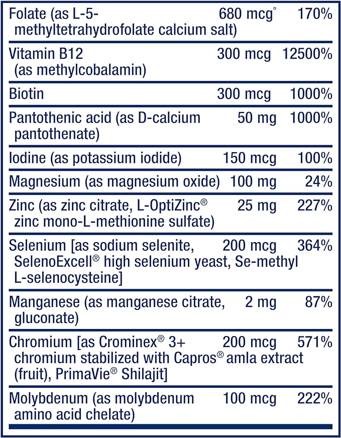 Life Extension One-Per-Day Multivitamin – Packed with Over 25 Vitamins, Minerals & Plant Extracts, Quercetin, 5-MTHF Folate & More – 1-Daily, Non-GMO, Gluten-Free – 60 Tablets