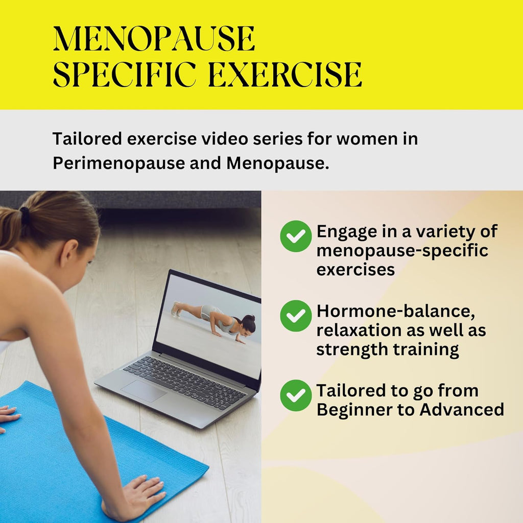 Fobulous Menopaus – Vegan Menopause Formula with Black Cohosh & B-Complex – Plant-Based Capsules with Recipes & Pilates Program